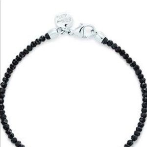 Tiffany & Co. Ziegfeld Black Spinel Bead Bracelet